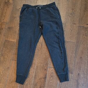 Abercrombie & Fitch Black Speckled Joggers